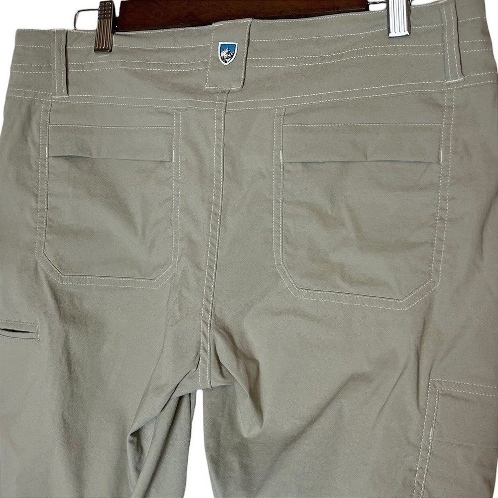 Kuhl Womens 10 Tan Khaki Hiking Cargo Cropped Pants Khaki - Picture 8 of 8